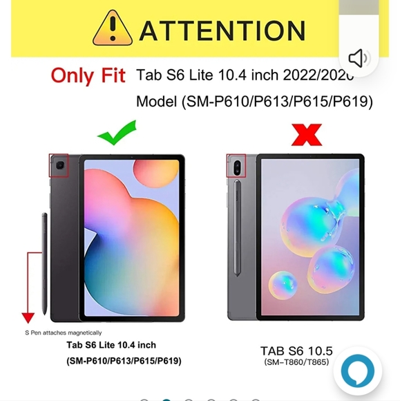 Samsung Tablet Case Black Color - Picture 4 of 8